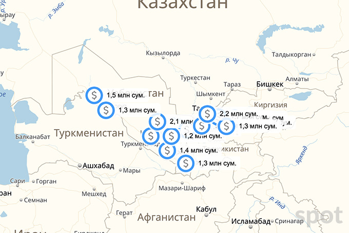 Город кызылорда карта