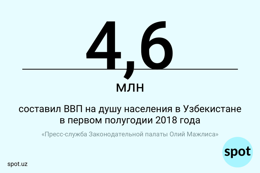 Цифра: сколько составил ВВП на душу населения в январе-июне – Spot