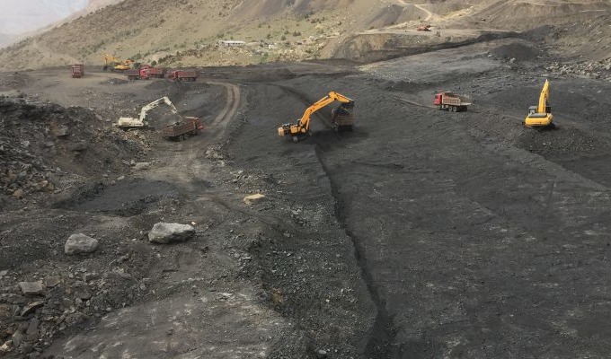 Месторождение Фон Ягноб, уголь с которого поставляется в Узбекистан