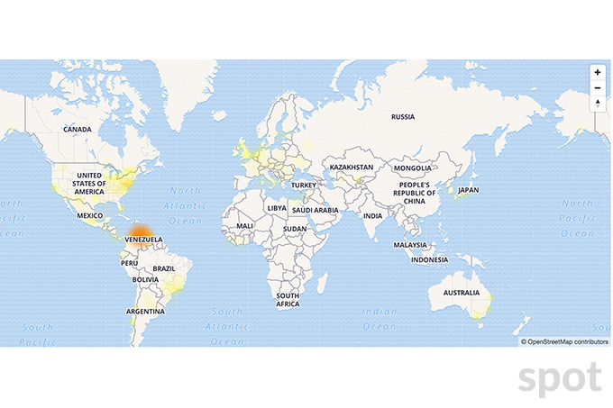 Отсутствие ярких красных пятен в Узбекистане означает, что проблема, скорее всего, не на стороне Facebook