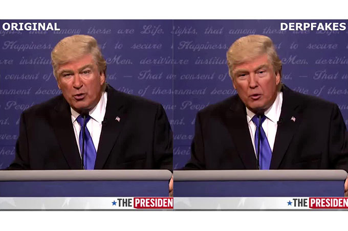 Пример использования технологии deepfake