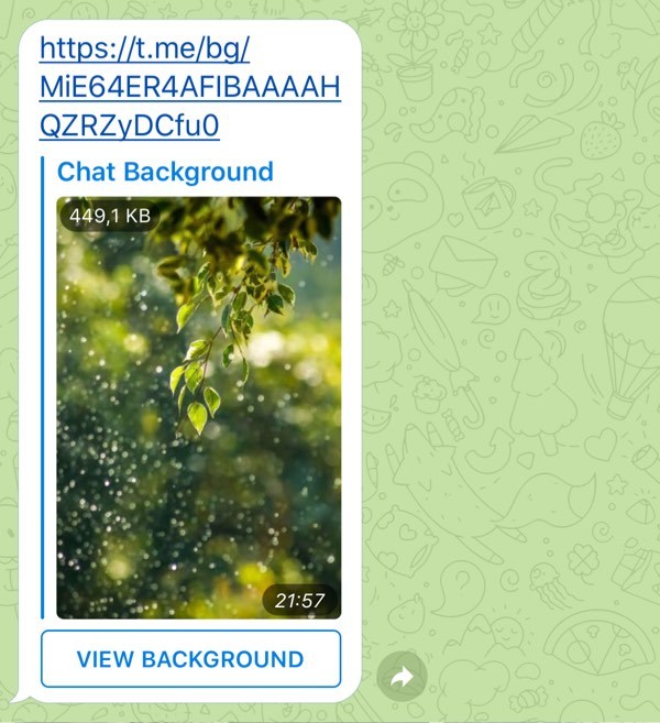 В Telegram теперь можно создавать фоны с эффектами и делиться ими – Spot