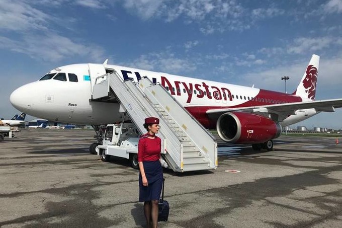 Казахстанский лоукостер FlyArystan готовится к первому полету