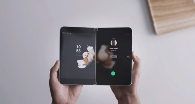 Microsoft представила Android-смартфон с двумя экранами – Spot