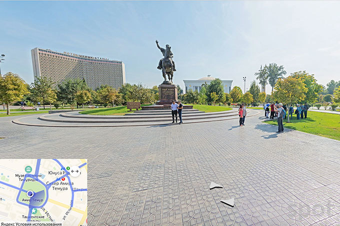 На «Яндекс.Картах» появились панорамы Узбекистана