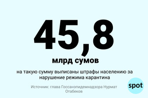 Цифра: на какую сумму выписаны штрафы за нарушение карантина