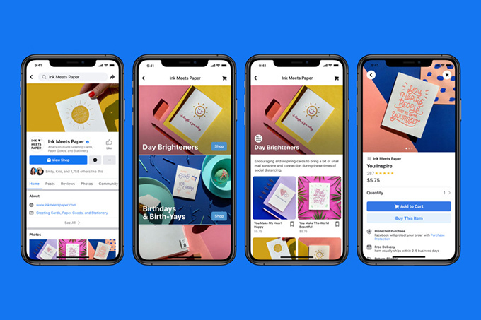 Facebook запускает сервис «Магазины»