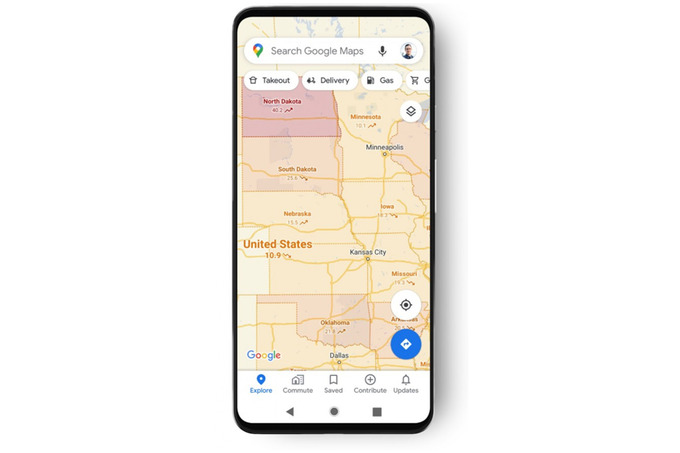 В Google Карты добавили данные по зараженным коронавирусом