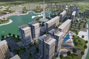 Фото, видео: на месте озера «Бахт» в Ташкенте строят Lake City