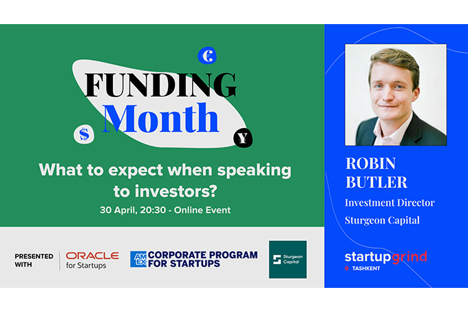 Открыта регистрация на Startup Grind 30 апреля. Гость — Робин Батлер