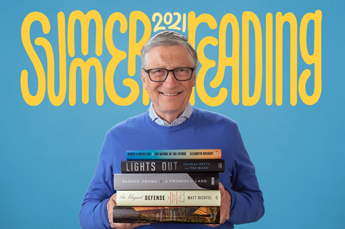 Билл Гейтс порекомендовал пять книг на лето 2021 года