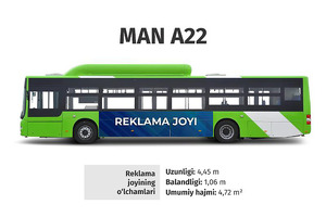 Места для рекламы на автобусах Ташкента выставили на онлайн-торги