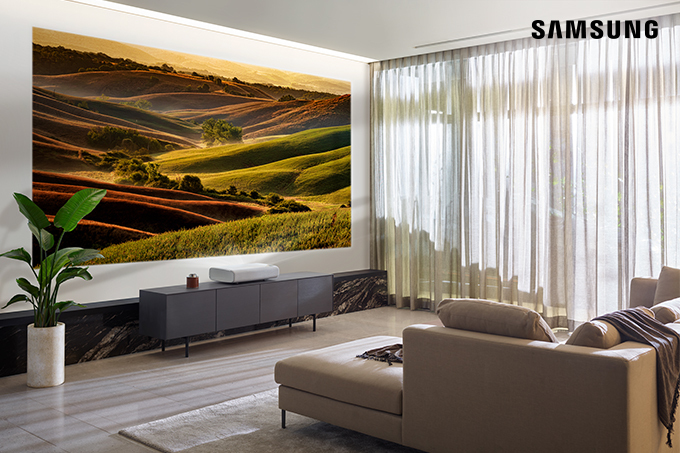 Samsung представляет 130-дюймовый лазерный проектор The Premiere – Spot