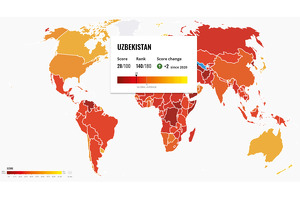 Узбекистан поднялся на 140-е место в рейтинге восприятия коррупции