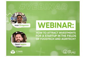 Kök Projekt и IT Park проводят вебинар для стартапов в пищевой сфере