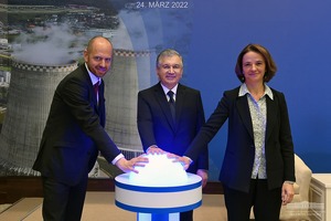 Президент дал старт строительству новой ТЭС в Сурхандарье