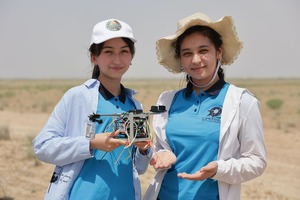 Участницы UniSat из Узбекистана запустили ещё один наноспутник