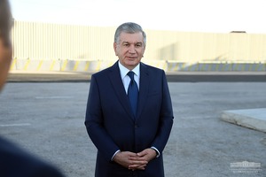 Президент ознакомился со строительством надземного метро