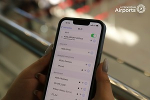 В аэропорту Ташкента заработала зона Wi-Fi для посетителей и пассажиров
