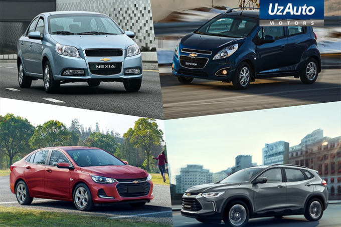 UzAuto Motors: Chevrolet Tracker и Onix заменят Spark и Nexia в 2022 году
