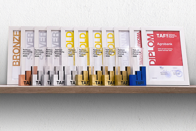 Agrobank получил награду на международном рекламном фестивале TAF!2022