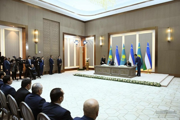 встреча, казахстан, касым-жомарт токаев, шавкат мирзиеев