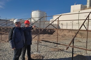 Taxiatosh IESda 1040 kVt quvvatli quyosh fotoelektr stansiyasi qurilishi boshlandi