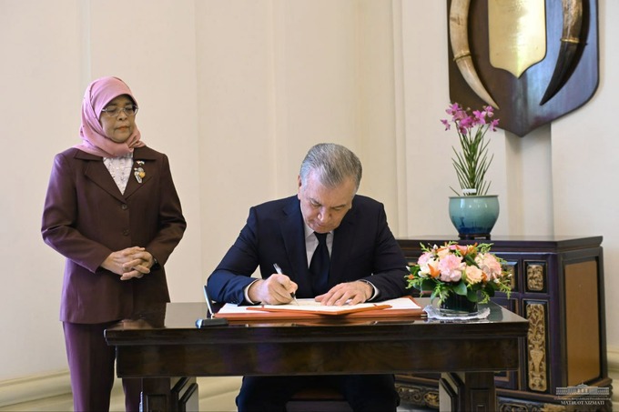 singapur, hamkorlik, o'zbekiston