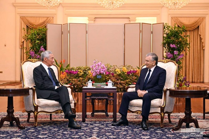 singapur, hamkorlik, o'zbekiston