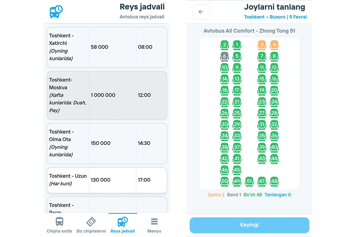 UZBUS ilovasi. UZBUS. Mobil ilovalar. Автовокзал ru купить билет