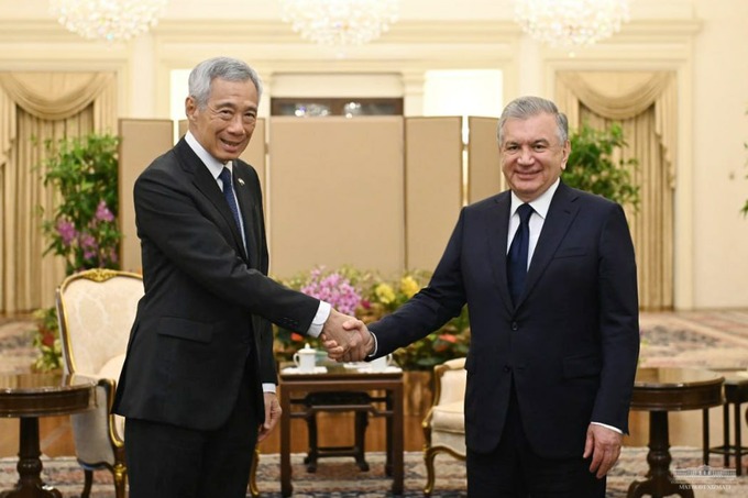 singapur, hamkorlik, o'zbekiston
