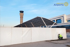 Toshkent xalqaro aeroportida kutib olish hududini qurish boshlandi