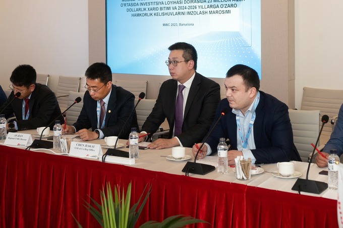 В рамках MWC 2023 состоялась встреча Huawei и Министерства цифровых технологий Узбекистана