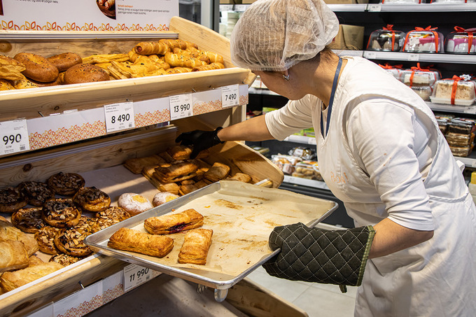 korzinka, выпечка, кофейня, bon, tut pekut