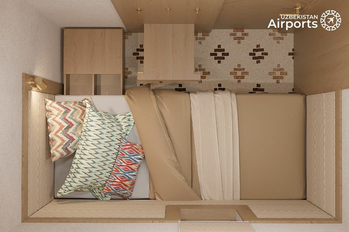 kapsulali mehmonxona, uzbekistan airports