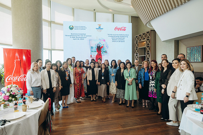 Coca-Cola Uzbekistan ayollar tadbirkorligini kuchaytirishga bag‘ishlangan biznes-nonushta o‘tkazdi