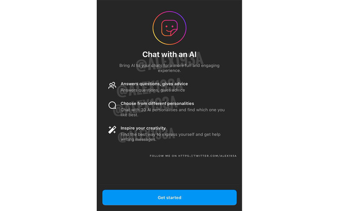chat-bot, instagram, sun’iy intellekt