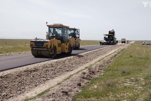 Surxondaryoda xalqaro avtomobil yo‘llarini bog‘lovchi yo‘l rekonstruksiya qilinmoqda