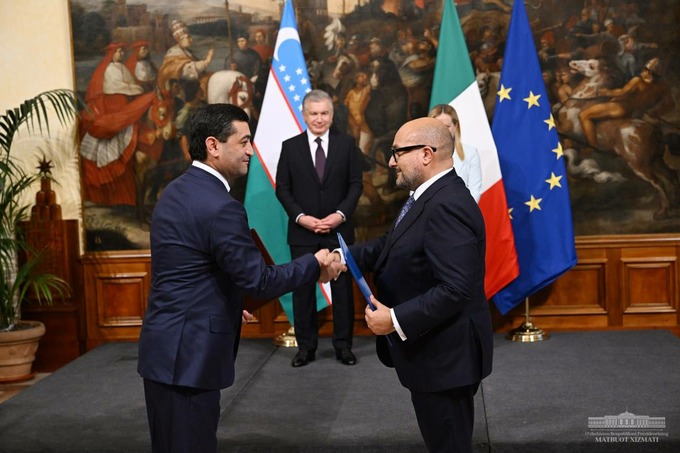 hamkorlik, investitsiya, italiya, prezident