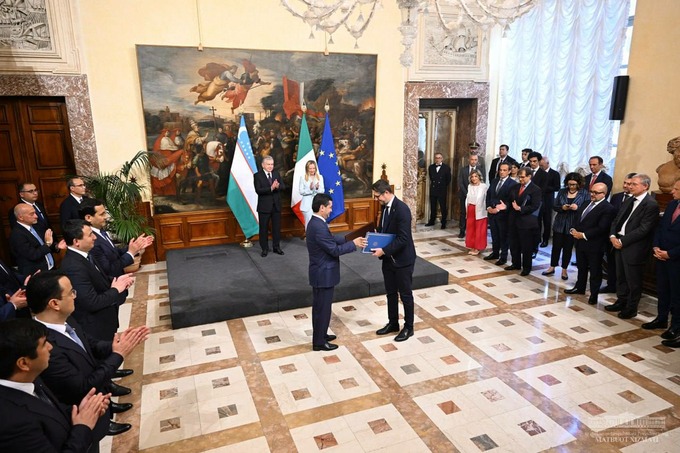 hamkorlik, investitsiya, italiya, prezident