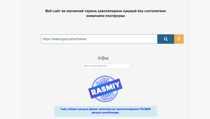 fake, haqiqiy, platforma, kiberxavfsizlik