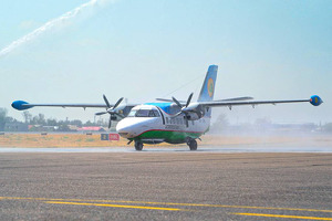 Uzbekistan Airways kompaniyasi ikkinchi LET L-410 havo kemasini qabul qildi