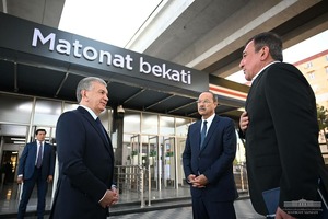Prezident Qo‘yliqdan Sergeligacha qurilgan yerusti metrosi bilan tanishdi