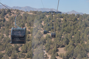 В турзоне Зомин Джизакской области заработала канатная дорога
