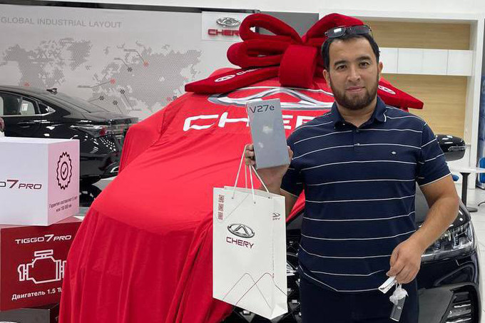 По итогам успешной акции от Chery новые клиенты получили ценные призы