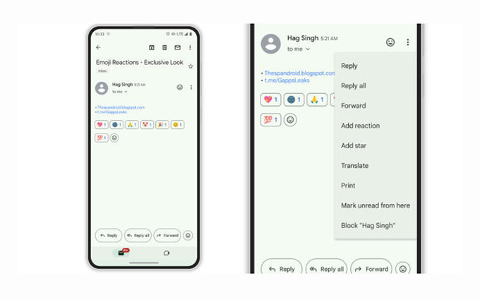 android, gmail, google, reaksiya, smaylik