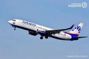 Sunexpress aviakompaniyasi Izmirdan Samarqandga parvozlarni boshlaydi