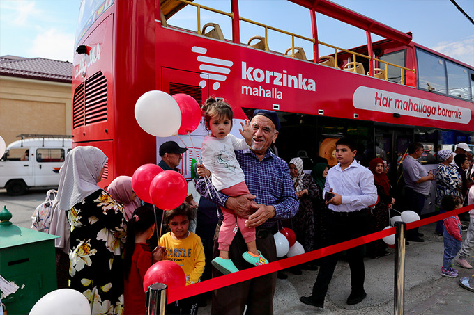 korzinka mahalla, реклама