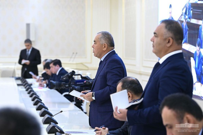 kanallar, prezident, soliq, suv resurslari, suv xo'jaligi, videoselektor