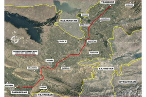 Toshkent-Samarqand pullik avtomobil yo‘lini qurish loyihasi ishlab chiqildi